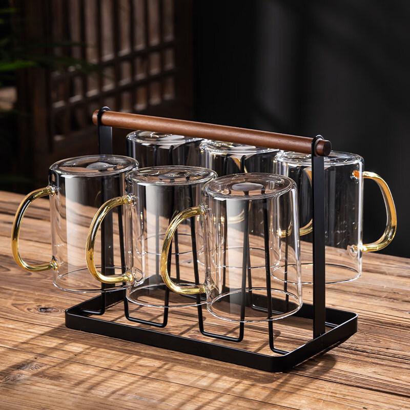 ZISIZ Household Glass Cup Set