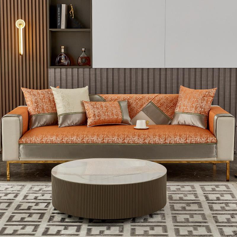 Sofa Cushion Four Seasons Universal Seat Cushions Light Luxury Modern High-End Sofa Cover Cover Cloth