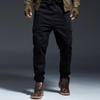 Men's Camo Nine-Point Multi-Pocket Pants - Military Style Casual Work Joggers