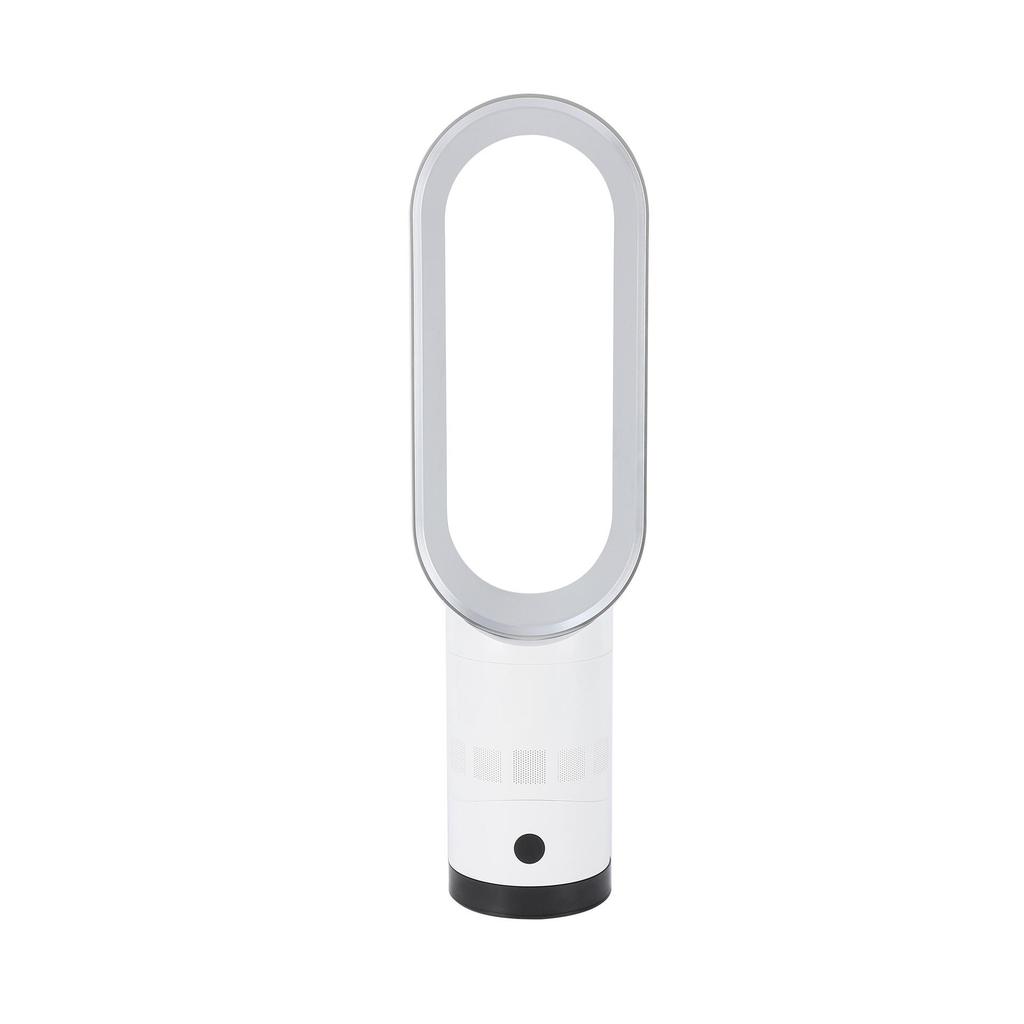 Sleek Bladeless Oscillating Tower Fan with Remote & Multi-Speed Airflow