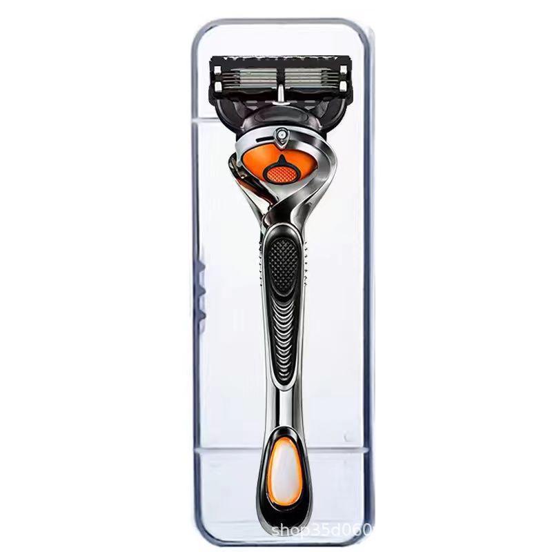 Men's 5-Blade Manual Razor Shaver with 5-Layer Blades