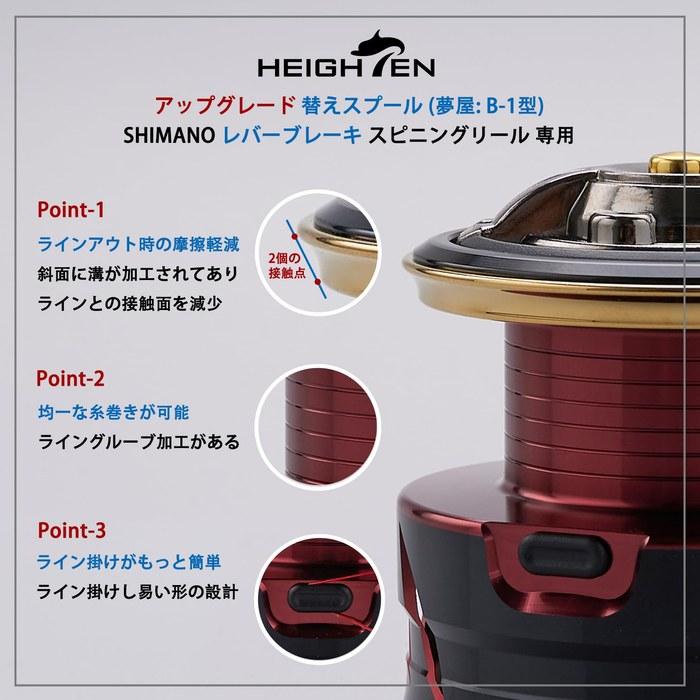 Shimano Reel Spool BB-X Technium Fireblood Hyperforce Despina Larissa (Red - Upgrade) (HT13702)