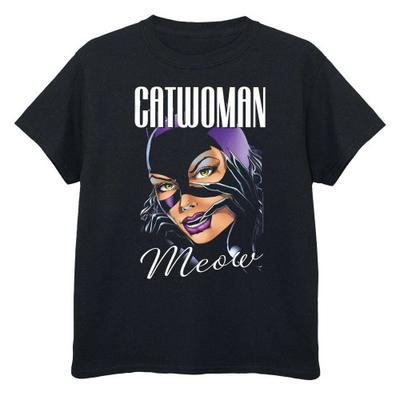 Girls Feline Fatale Catwoman Cotton T-Shirt