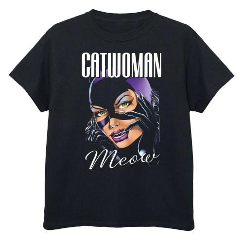 Batman T-shirt da bambina in cotone Feline Fatale Catwoman
