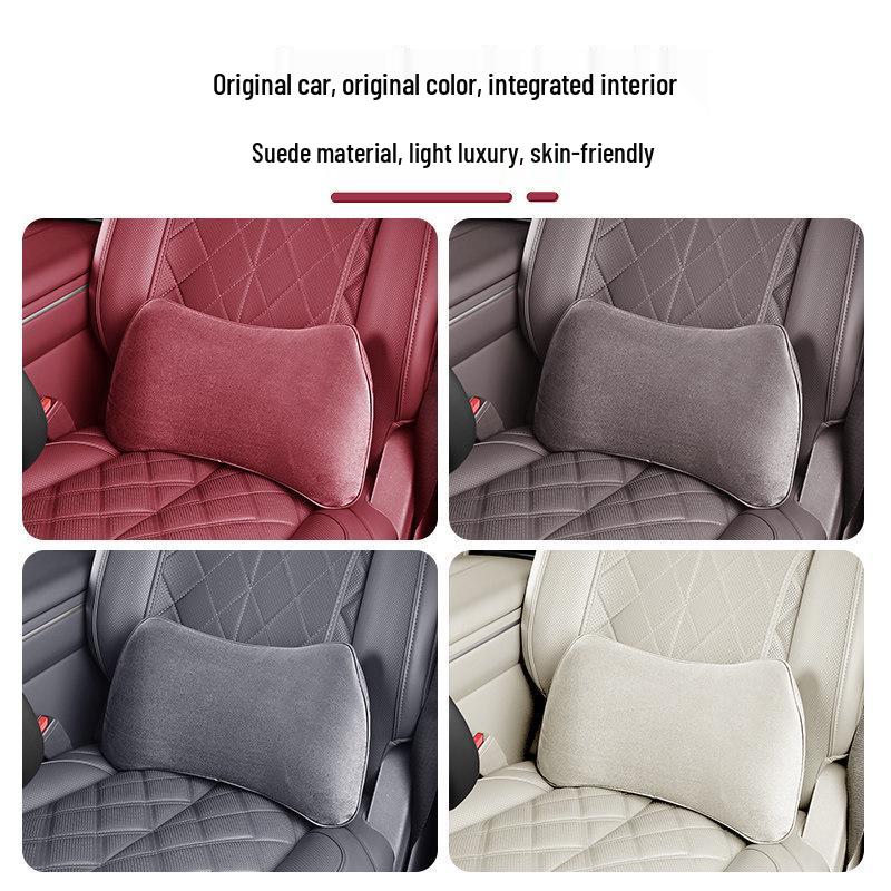 Nio ES8 Lumbar Support Cushion: Suede Velvet Seat Back and Bottom Pad for 26 Models.