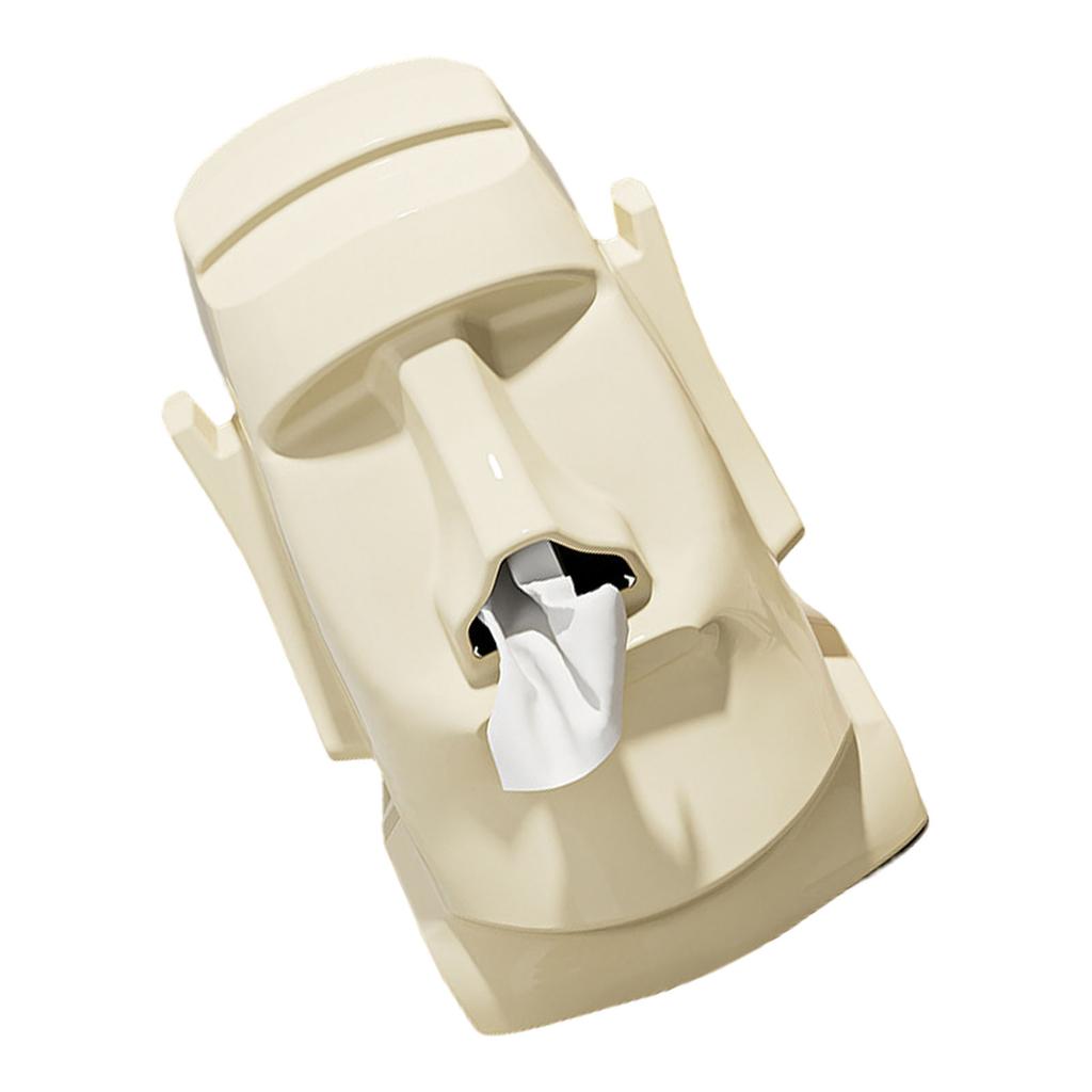 Creative Stone Face Napkin Dispenser Paper Towel Container Tissue Box Holder for Living Room and Bedroom Decoration