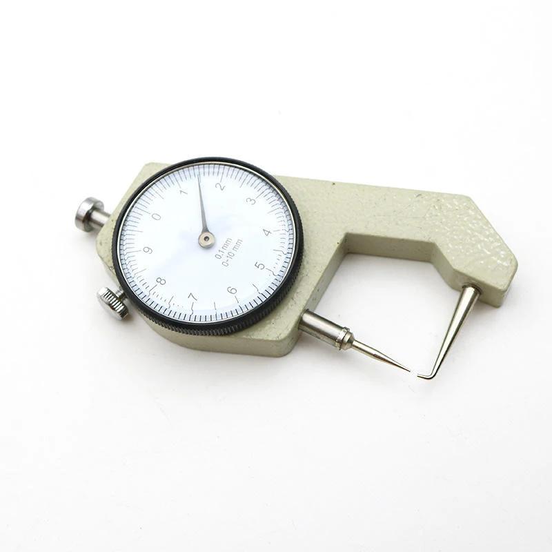 Nigf 1 Stück Zahnärztliche Dickenmessuhr Mechanische Messschieber 0-10 mm Messschieber mit Zifferblatt Für Labor Messlineal Zahnärztliche Werkzeuge