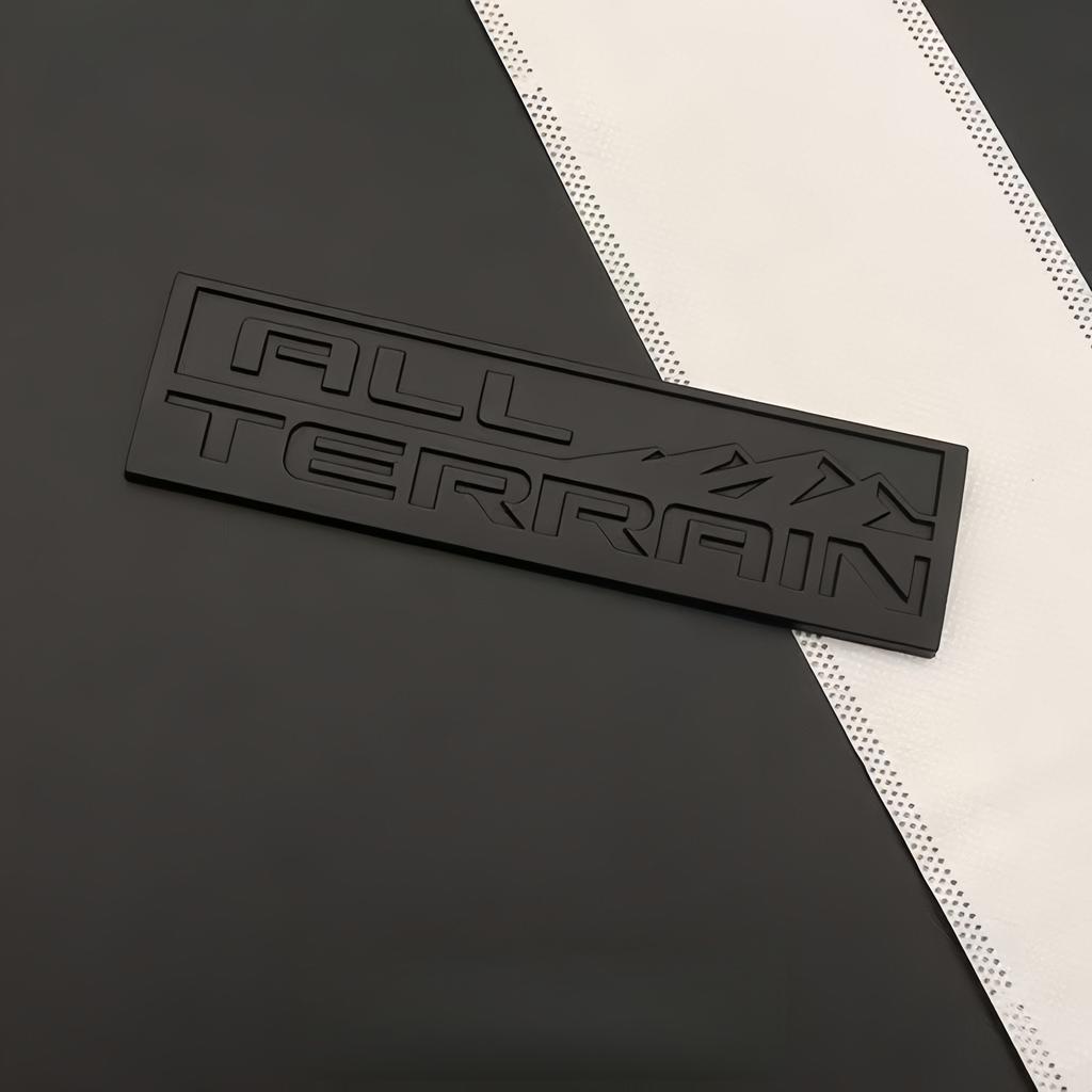 3D ALL TERRAIN Badge Sticker Side Fender Rear Trunk Emblem Decal High-Quality Car Exterior Styling Accessories