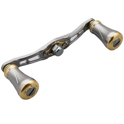 HEIGHTEN Reel Handle with 19mm Compatible with and Abu Garcia Baitcasting Wing Pillar Series Gunmetal 92/95mm Knob, Shimano, Daiwa, Reels, (95mm - &