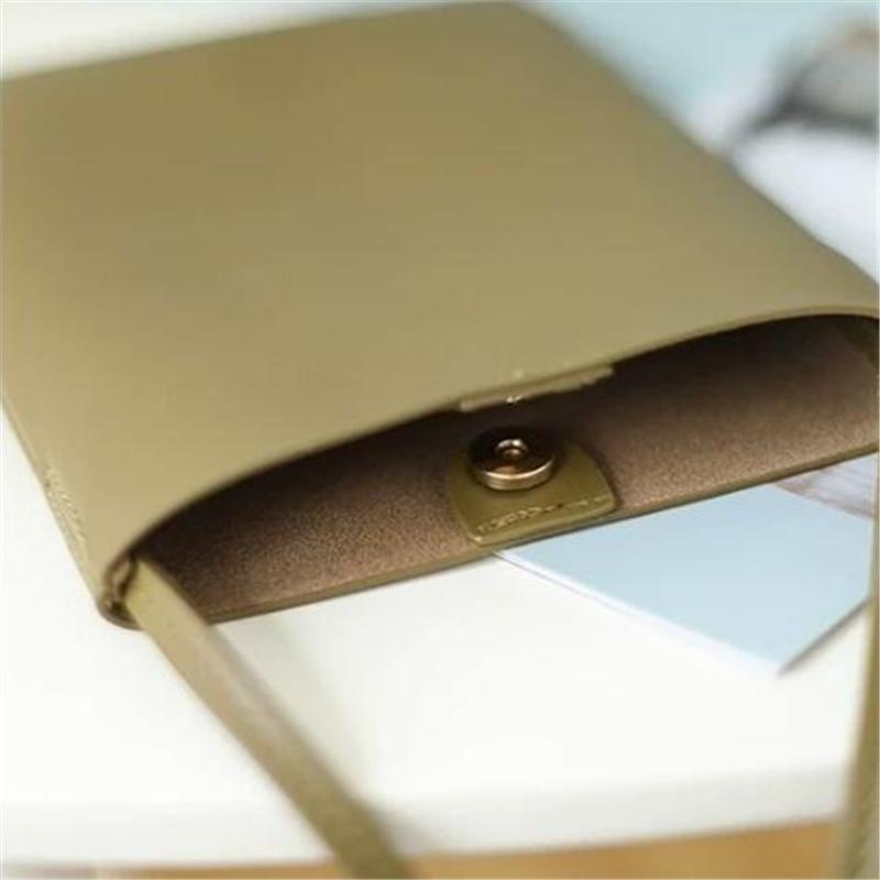 Vertical Crossbody Bag Fashion Minimalist Soft Shoulder Bag Literary Casual Magnetic Buckle Shoulder Bag Woman Messenger Bag