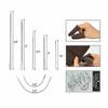 28PCS Craft Leather Tools Set DIY Leather Hand Working Tool Kit for Sewing Stiching Carving Printing Cutting