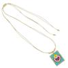 Unique Heart Shaped Beaded Necklace Crown Detail Bohemian Jewelry Gift for Women