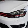 5/10pcs Car Hood Reflective Sticker Strip Waterproof Front Hood Grill Decals Car Exterior Decoration Reflective Stickers