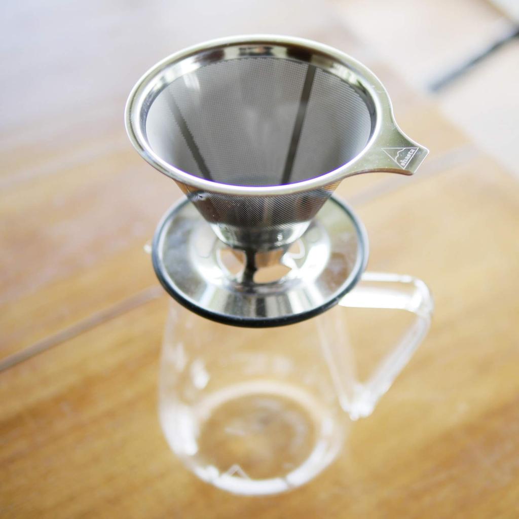 Takara Trading Takara Trading Shasta Shasta Stainless Steel Dripper TWS-C-018 H8.5cm X W11.5cm X D13cm