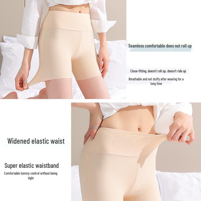 Lonsa Women's High Waist Seamless Ice Silk Safety Shorts