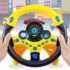 Flash/Music/Sound Eletric Simulation Steering Wheel Toy Educational Stroller Steering Wheel