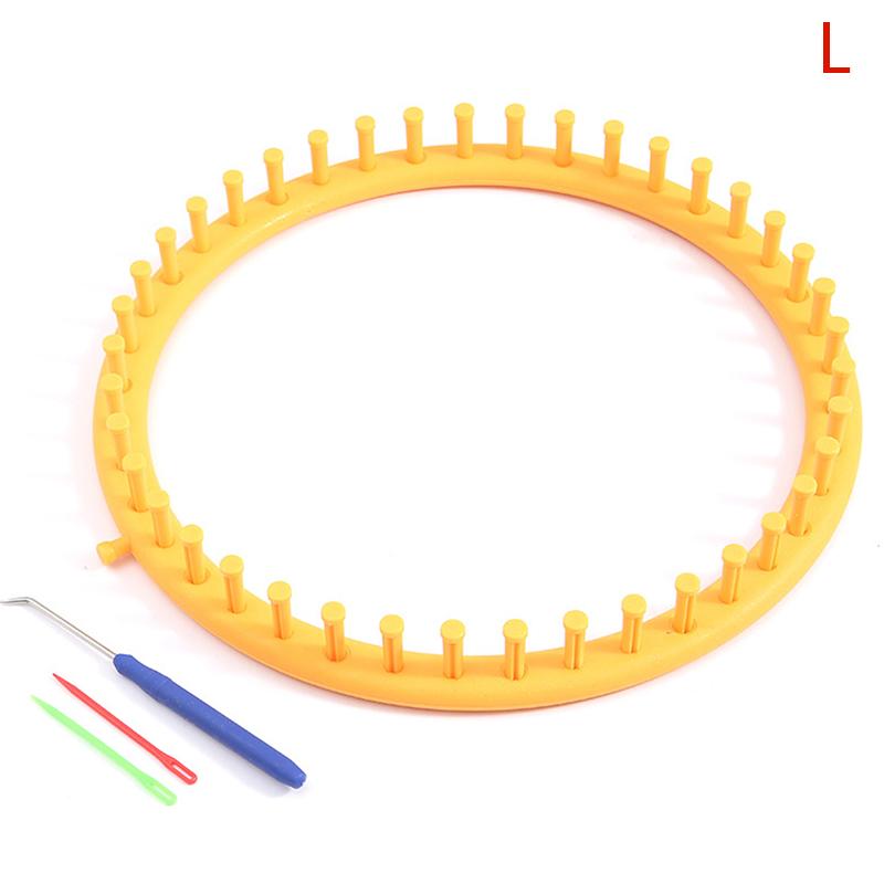 

1 комплект, прямоугольный круглый ткацкий станок, ткацкий шарф, свитер, шапка, шаль, шитье 29cm