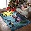 Courage the Cowardly Dog Rug Ideal for Reading Room, Multi-purpose Office Chair Sofa Carpet, Anti-slip Printed Home Area Rug