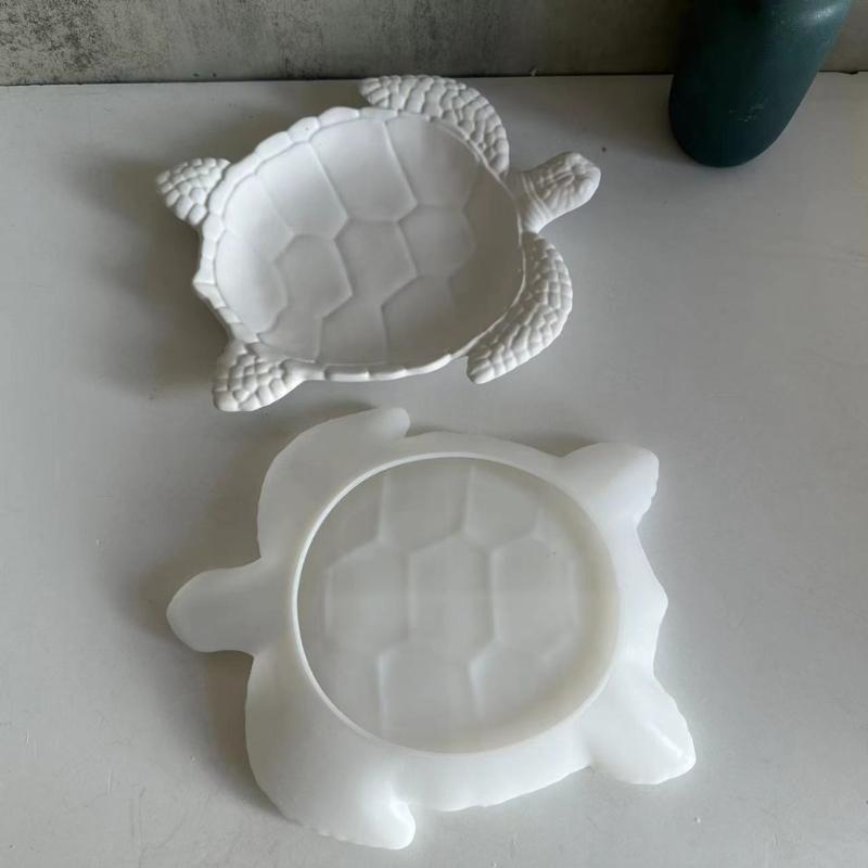 Versatile Turtles Silicone Tray Stylish Tray Silicone Molds for Making Resin Turtles Shaped Coasters Cup Mats Decoration