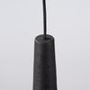 Electra black concrete pendant lamp