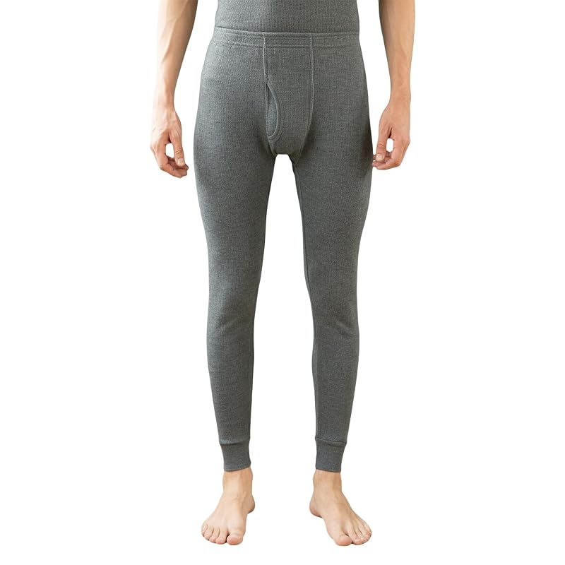 Onn MenS Thermal Pants Warm Winter Innerwear Bottoms Soft Cotton Blend Base Layer Leggings Stretchable & Breathabl