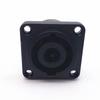 Metal 8-Pin Large Square Seat Audio Power Amplifier Connector Female Socket with Panel Card Faucet Ohm
