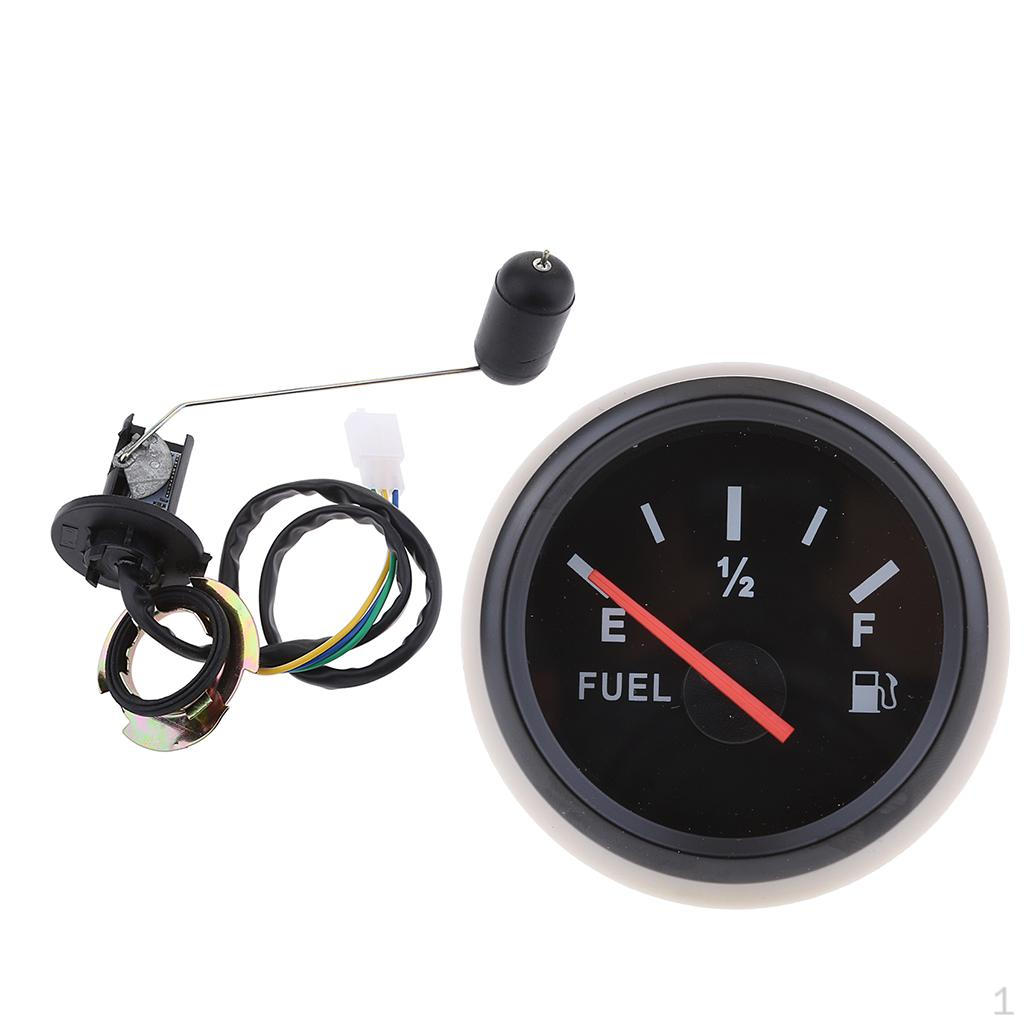 Universal Boat Truck RV Car Marine 2" 52mm Fuel Level with Sensor 12V