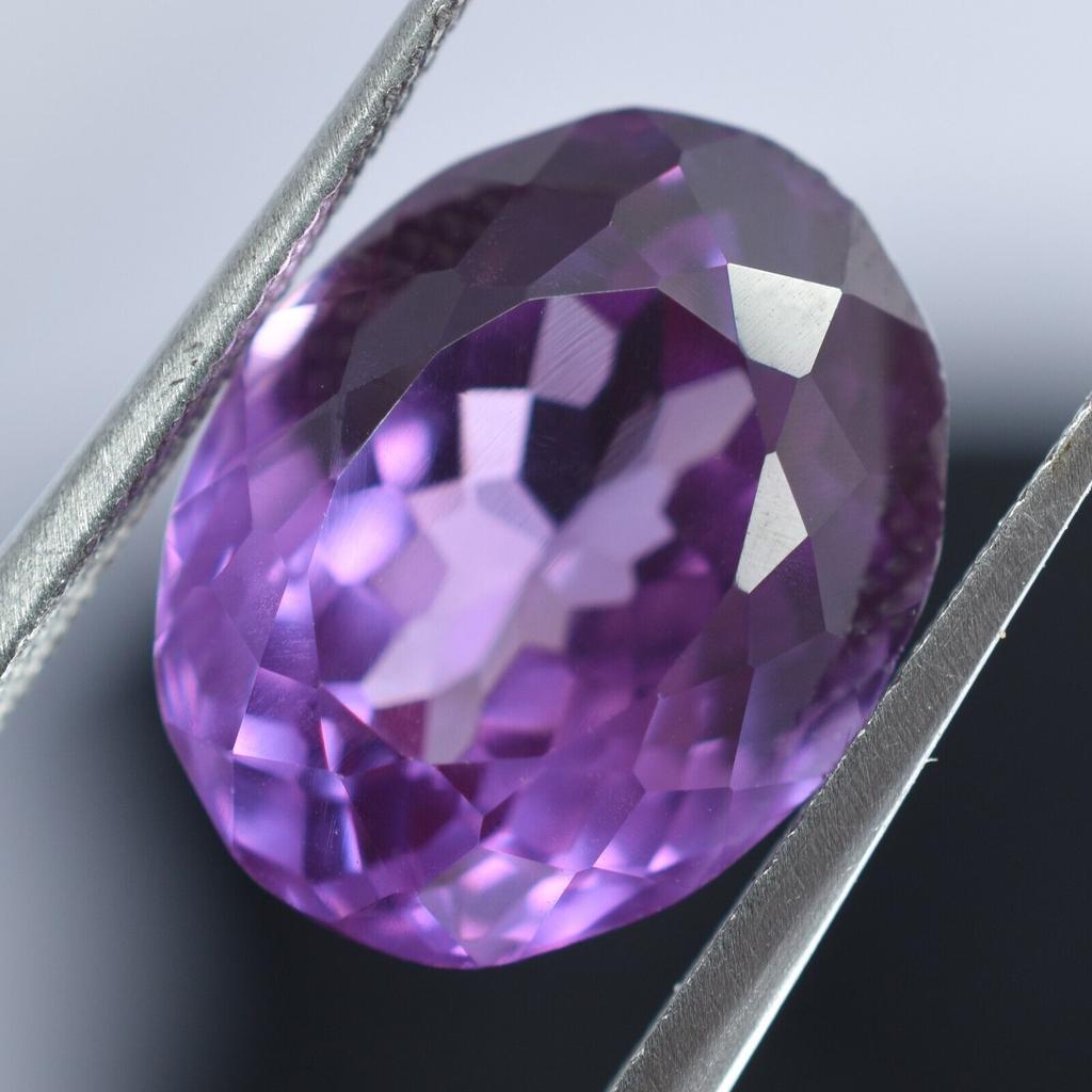 Natural Purple Tanzanite Loose Gemstone Oval Cut 9.30 ct for Jewelry Making and Gem Collections