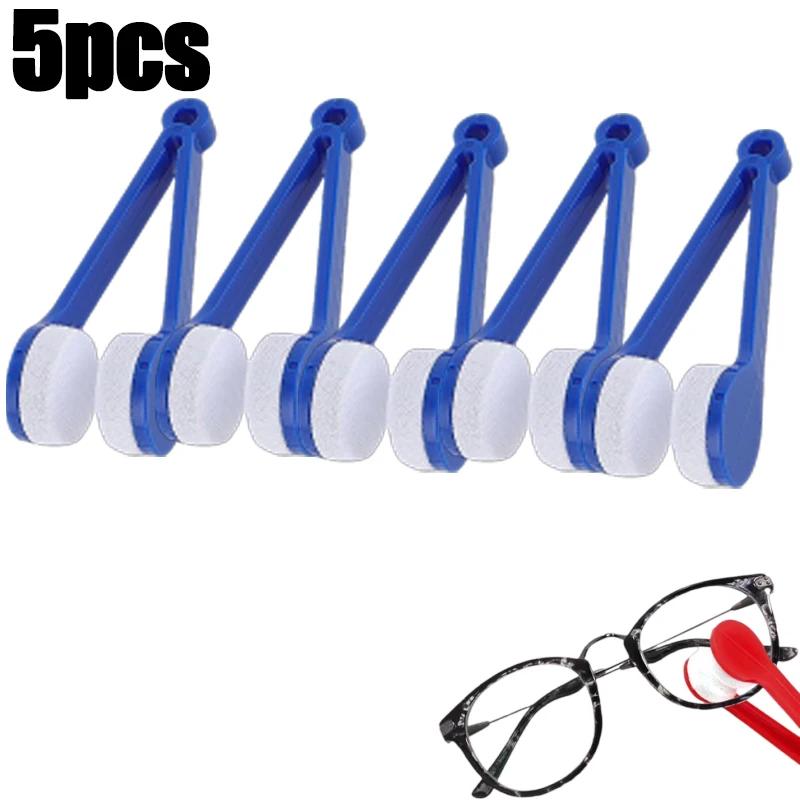 10pcs Fun Creative Multifunctional Glasses Cleaning Rub Eyeglass Sunglasses Spectacles Microfiber Cleaning Brushes Wiping Tools