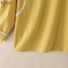 ZANZEA Women Lace Splice Round Neck Casual 3/4 Sleeve Cotton Blouse