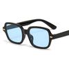 Trend Square Sunglasses Women Fashion Small Frame Luxury Driving  Sun Glasses Male Female Retro Rivet Uv400 Eyeglasses