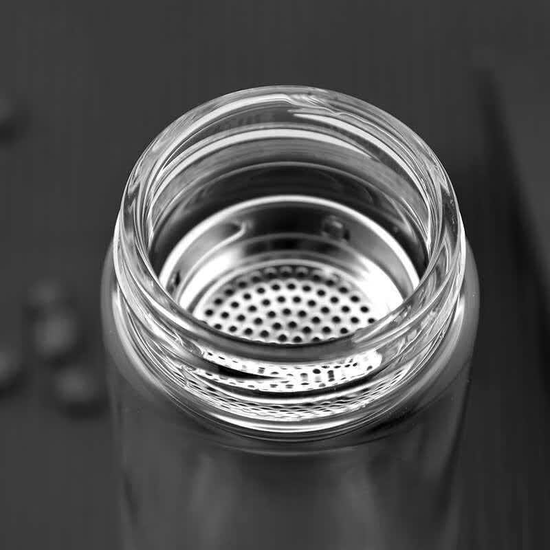 Seller Umbrella Man 300ml Double Wall Borosilicate Glass Cup