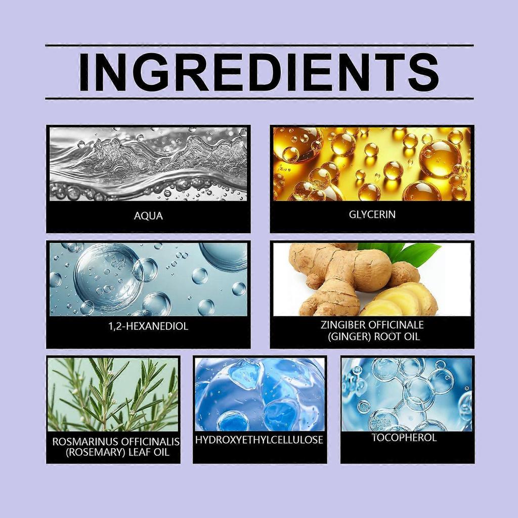 Hoegoa Hair Voluminous Essential Oil Moisturizes And Cares For The Scalp, Making It Bright, Smooth And Silky