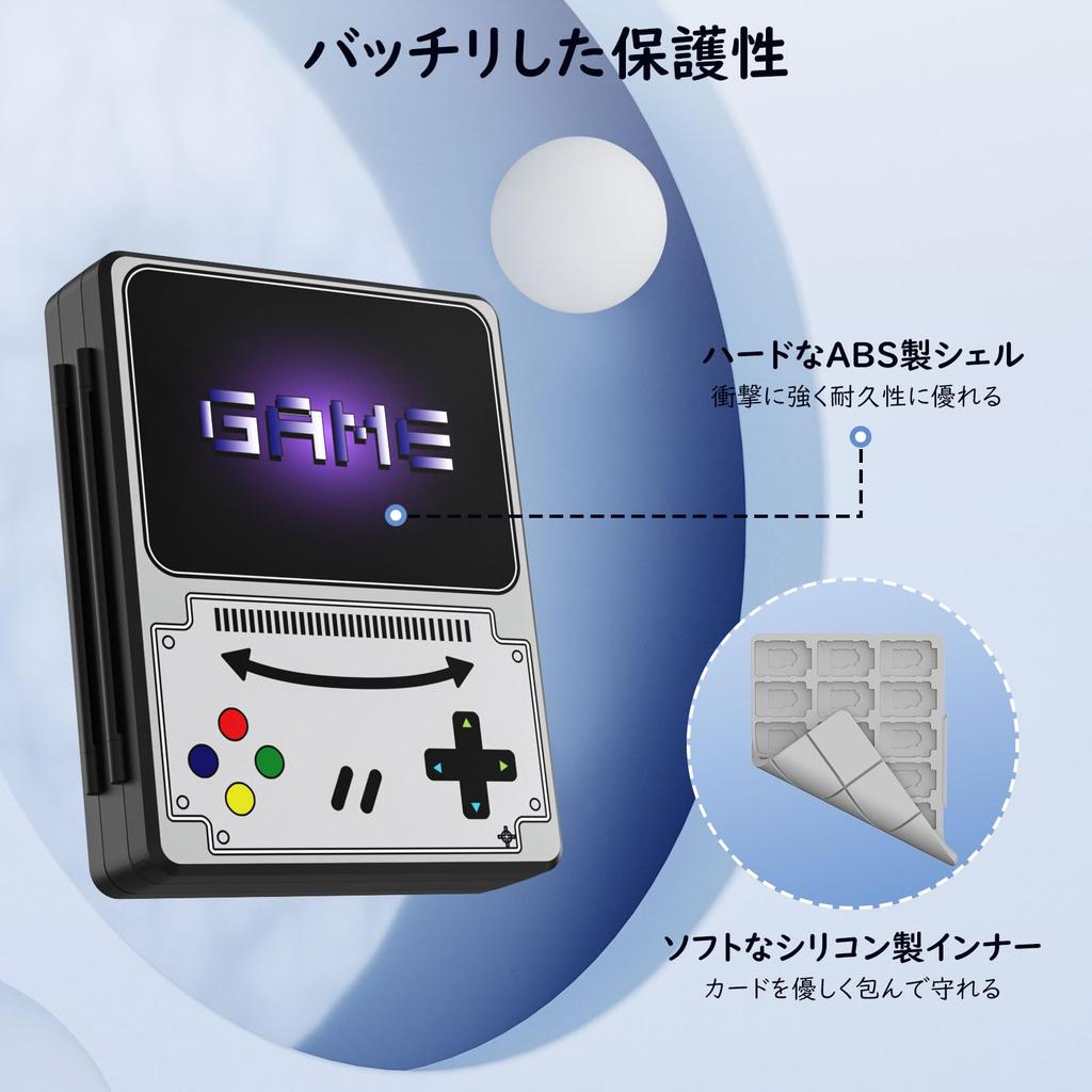 Switch Soft Case Holds 60 Switch 3DS MicroSD Cards At the Same Time ATiC Card Storage Case Compatible with Organic EL Game Card Storage Box Card