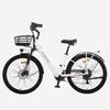 Cysum X-city Dreamy Purple Women's Urban Commuting E-Bike With TowSeat 48V10.4Ah Battery 250W Electric Bicycle 26 ‘’ Road Tires Outdoor  Electric Bike