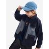 Mqd Children's Clothing Boys' Denim Shirt Jacket Spring and Autumn Style Baby Kidsren's Denim Color-Blocking Shirt Jacket
