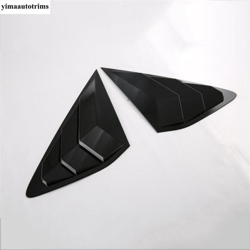 Rear Triangle Window Louver Shutter Shade Blind Side Air Vent Panel Cover Trim Accessories For Honda Accord Sedan 11th 2024