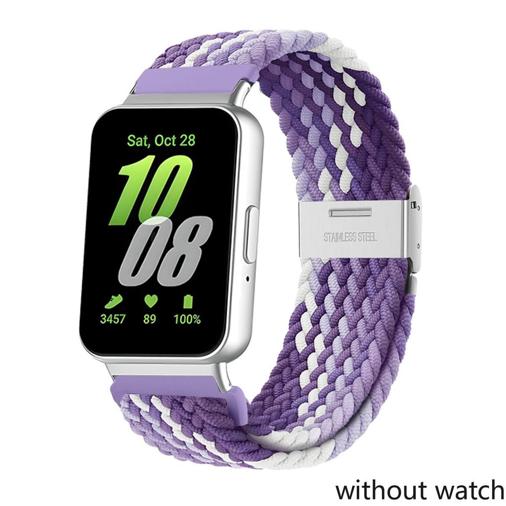 Braided Bands for Samsung Galaxy Fit 3 Sports Strap Adjustable Replacement Correa Nylon Bracelet for Samsung Galaxy Fit3 Band