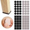 18/360pcs Self Adhesive Felt Chair Leg Pads Round Square Floor Protector Furniture Table Anti-Slip Thicken Bottom Mat Covers