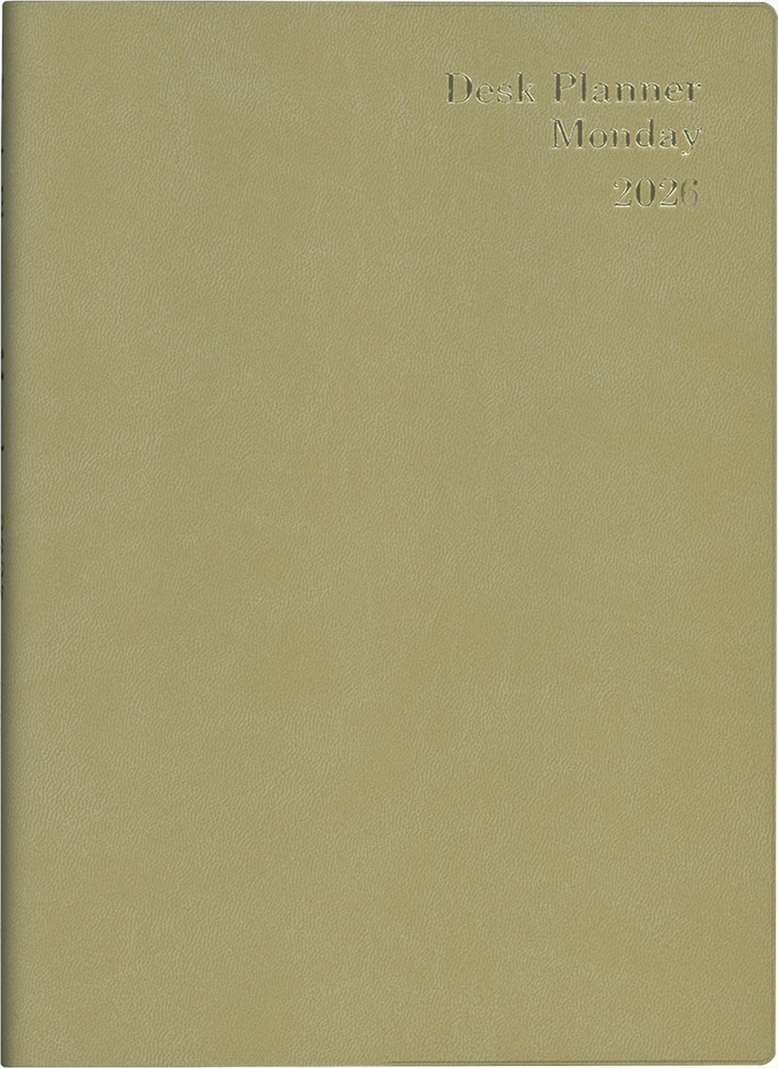 

Hakubunkan 2026 A5 Weekly Desk 500 January Planner, Monday, Gold, No. (Starts 2026) золотой