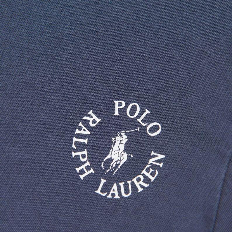 Polo Ralph Lauren T-Shirt Ss24 Letter Print Crew Neck Short Sleeve Kids Tops Deep-Blue 323936169-002