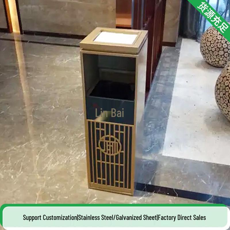 Stainless Steel Outdoor Trash Can for Parks and Commercial Areas