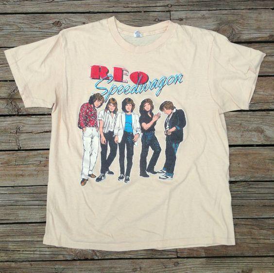 New popular REO Speedwagon shirt Unisex White All size shirt Unisex T-Shirt XXL