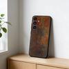 Retro Rust D-Design Phone Case For Samsung Galaxy A13,21s,22,31,32,52,53,71,72,73,Soft Black Cover
