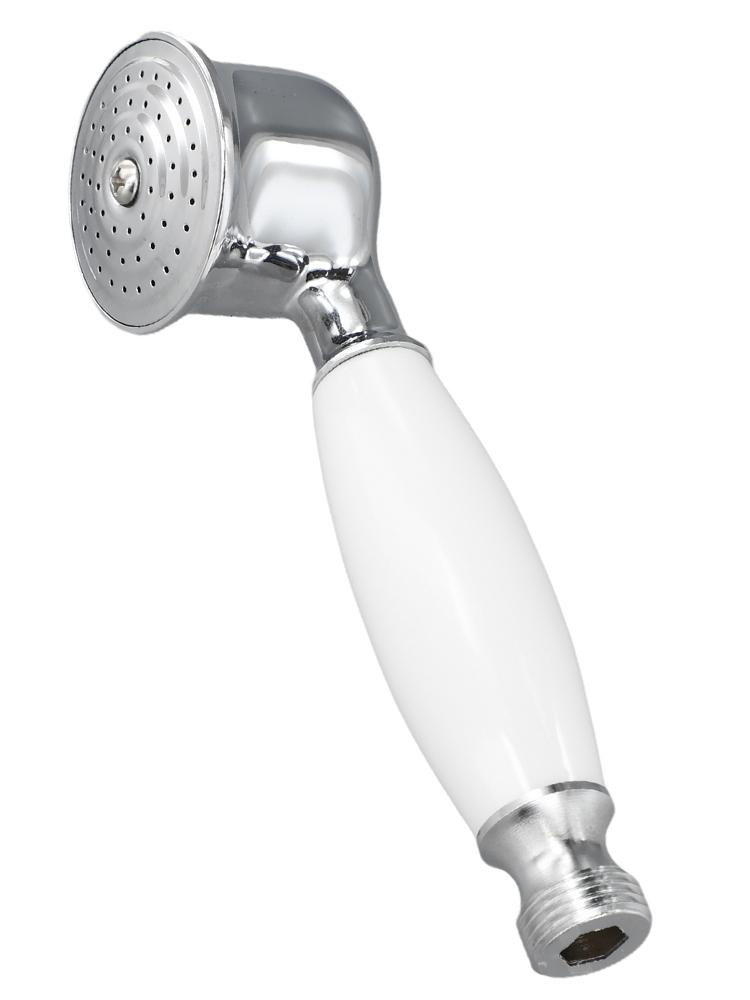 Wiadro prysznicowe Vintage Chromowane Odłączane Ręczne Głowica prysznicowa do łazienki Akcesoria prysznicowe do majsterkowania