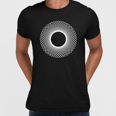 Modern Geometric Elements  Line Dots  Shapes Printed Tshirt