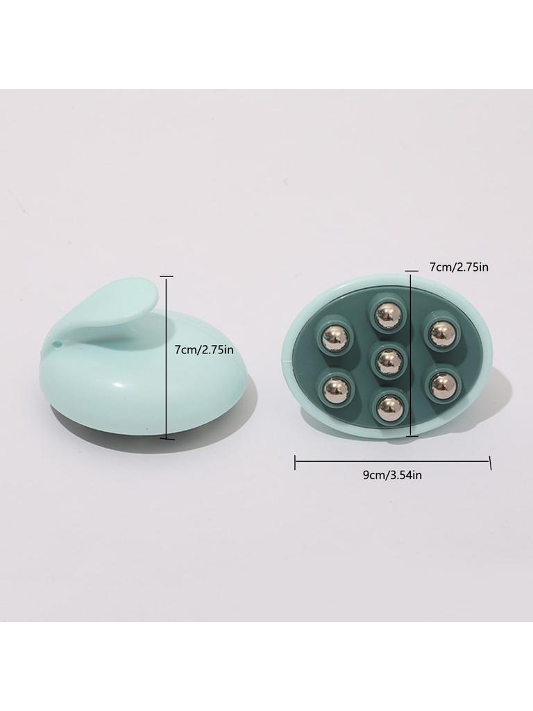 1pc Seven Ball Massage Roller Multi-Use Muscle Relaxer for Abdomen Arms Shoulders Waist Thighs Portable Ergonomic Massager