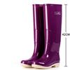 Bottes de Pluie Longues Imperméables et Antidérapantes pour Dames