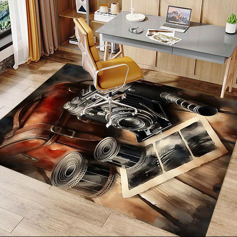 1PC Camera Film Extra Large Non-Slip Floor carpet, Office, family, bedroom, Studio - Large Area Rug Indoor Rugs, Vibrant Colors-A235