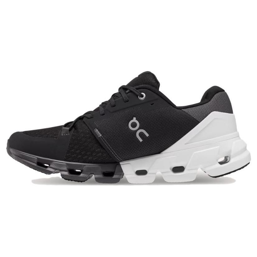 ON Cloudflyer 4 Wide Black White Women Sneakers 81.98663